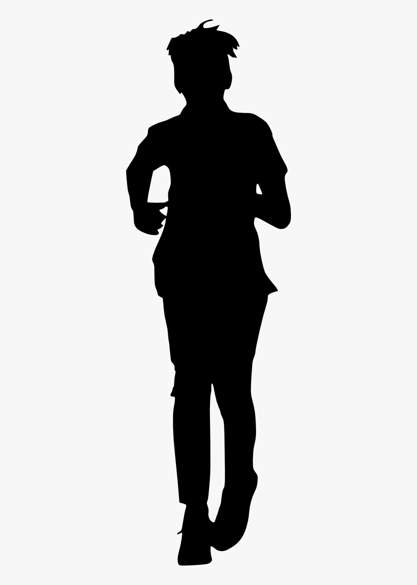 Silhouette Kid Transparent, HD Png Download, Free Download