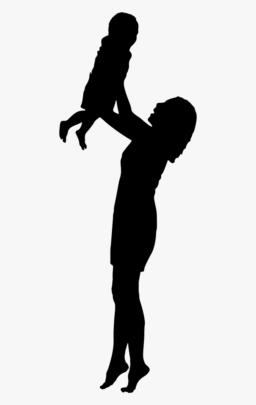 Baby Child Family Free Picture - Woman With Baby Silhouette, HD Png Download, Free Download