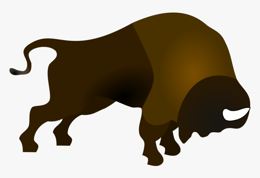 Bison Silhouette Png, Transparent Png, Free Download