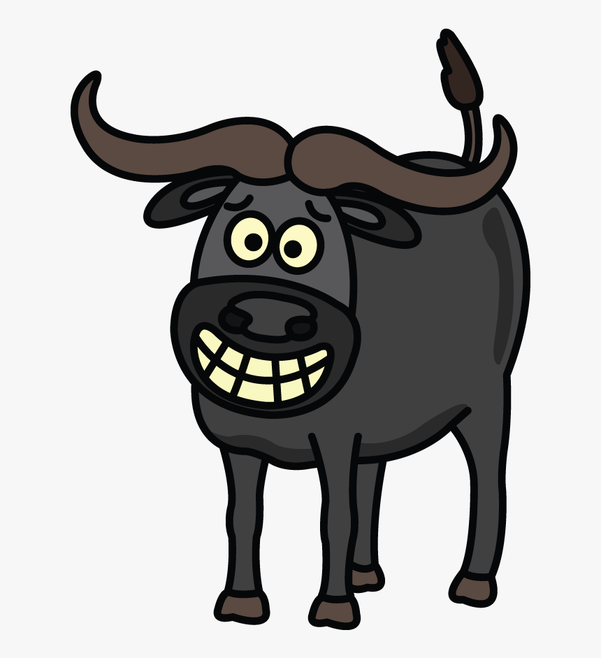 Collection Of Free Buffalo Drawing Easy Download On - Cute Buffalo Cartoon Png, Transparent Png, Free Download
