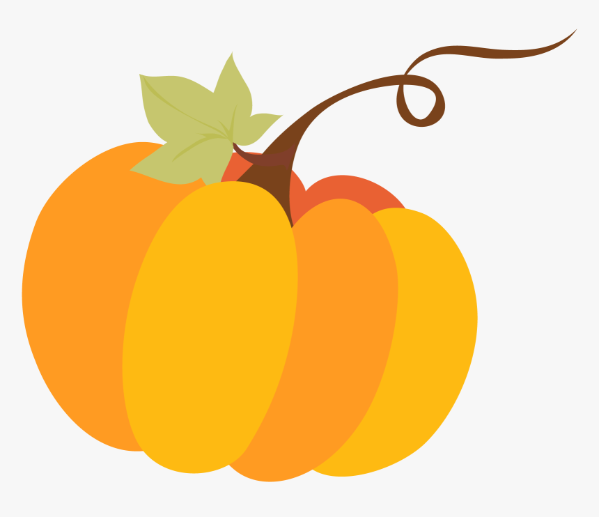 Transparent October Clipart - Transparent Background Pumpkin Clipart, HD Png Download, Free Download