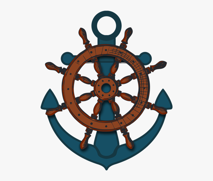 Ships Wheel Png Hd Transparent Ships Wheel Hdpng Images - Gambar Jangkar Dan Kemudi, Png Download, Free Download