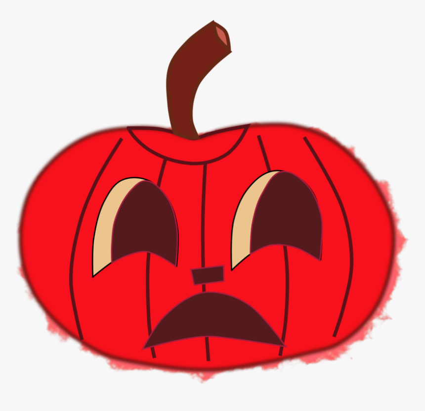 Red Pumpkin Clipart, HD Png Download, Free Download