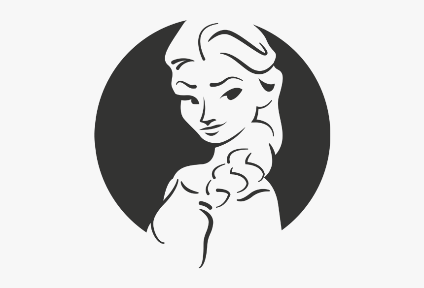 Elsa - Frozen Elsa Pumpkin Stencil, HD Png Download, Free Download