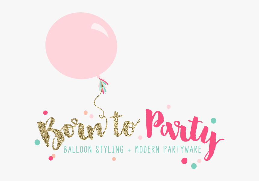 Modern Partyware And Balloons - Balloons Png Party Logos, Transparent Png, Free Download