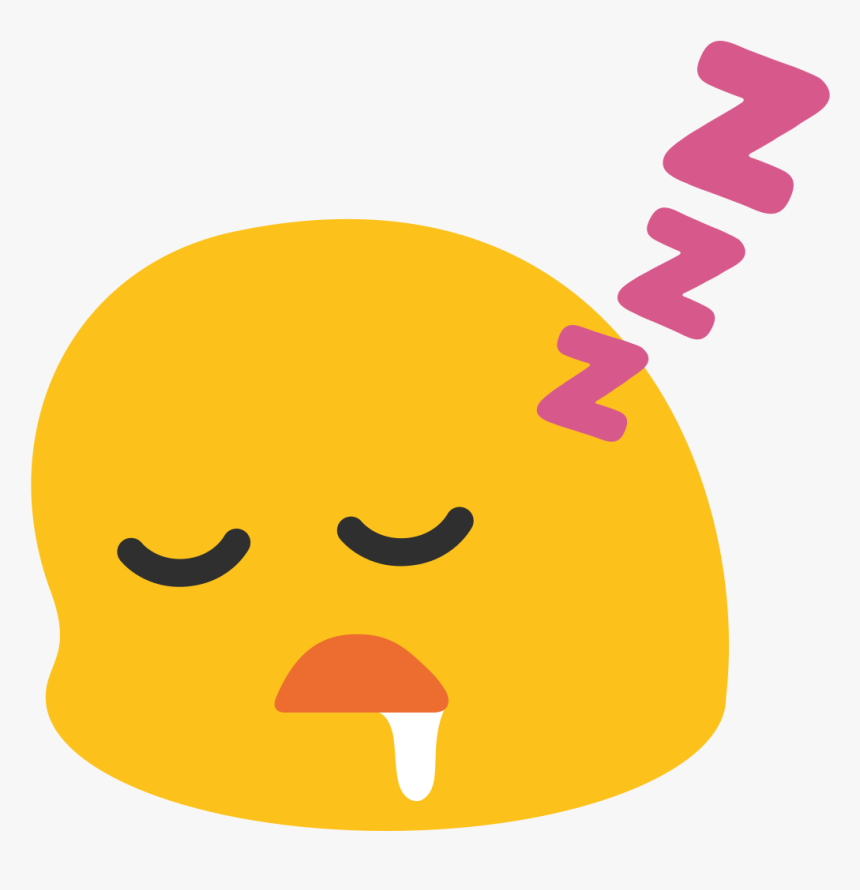 Transparent Zzz Emoji Png - Google Sleeping Emoji, Png Download, Free Download