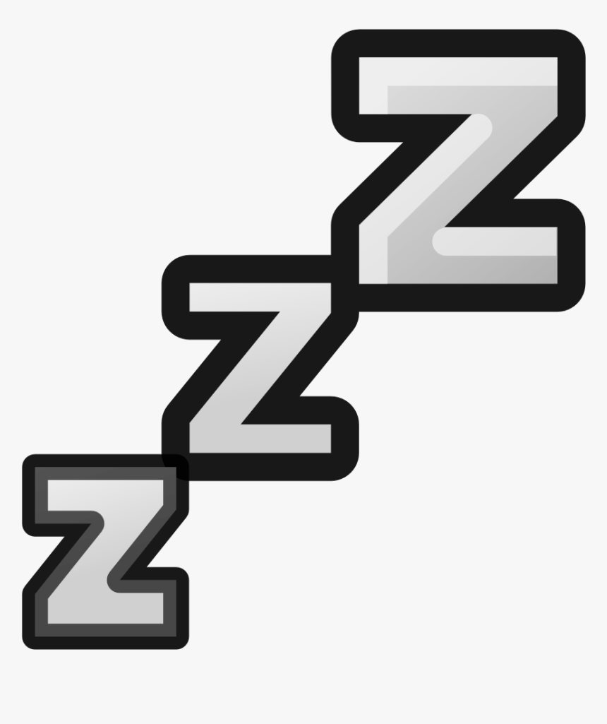 Sleep Zzz Clipart Black And White - Zzz Clipart Transparent, HD Png Download, Free Download