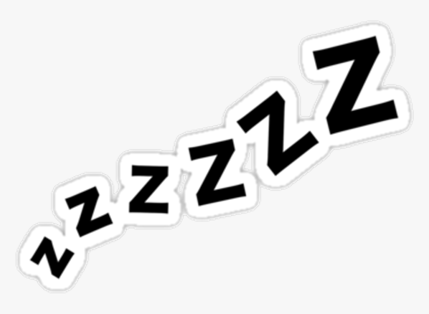 #sleeping #sleep #zzz #zs - Zzz Sleeping Clipart, HD Png Download, Free Download