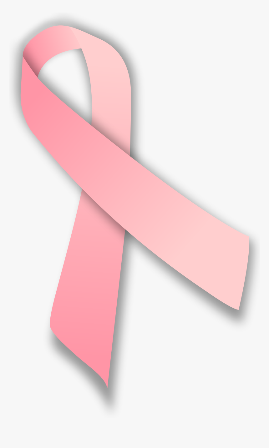 Breast Cancer Ribbon Png - Pink Ribbon Png, Transparent Png, Free Download