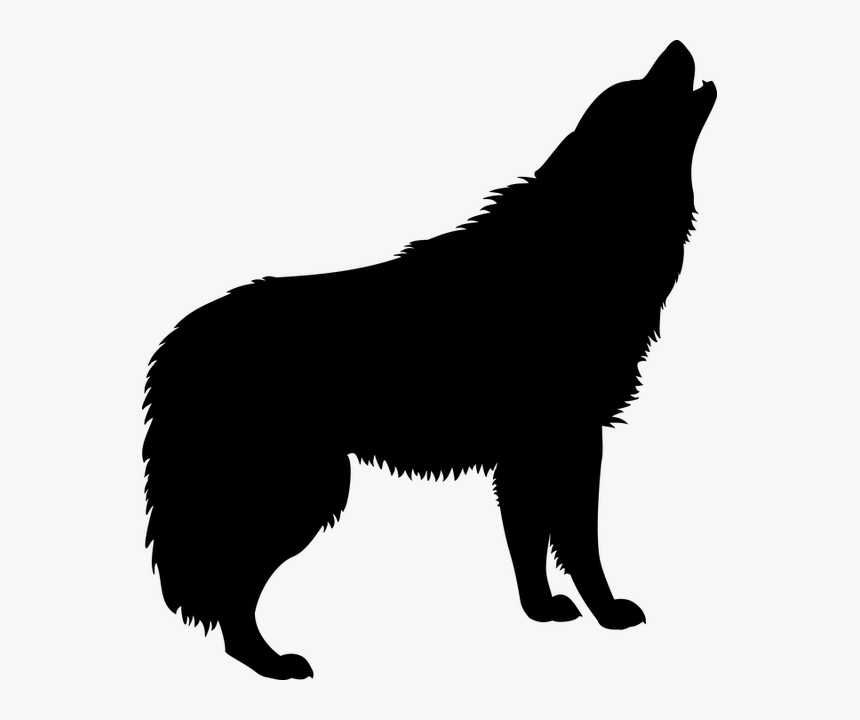 Transparent Werewolf Png - Howling Wolf Silhouette Png, Png Download, Free Download