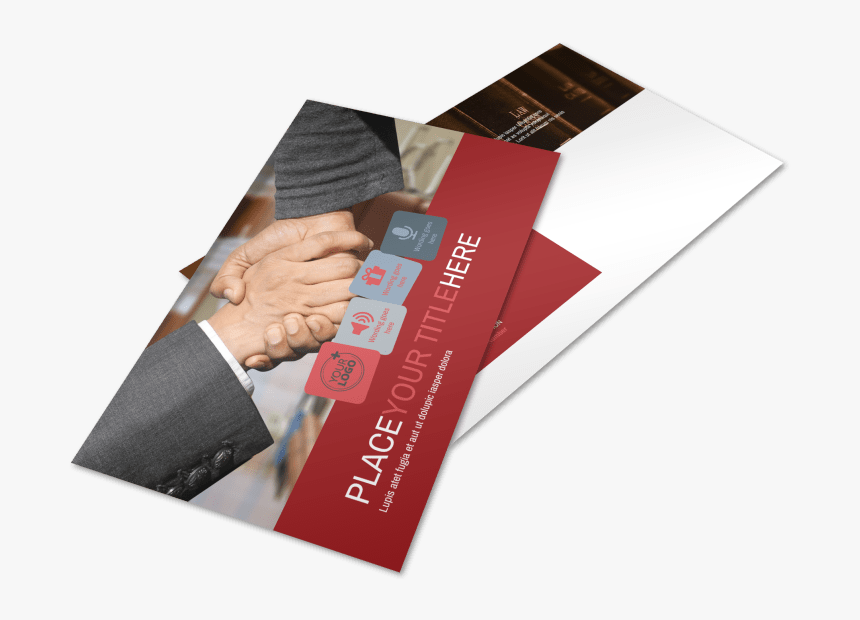 Attorney At Law Postcard Template Preview - Book Cover, HD Png Download, Free Download