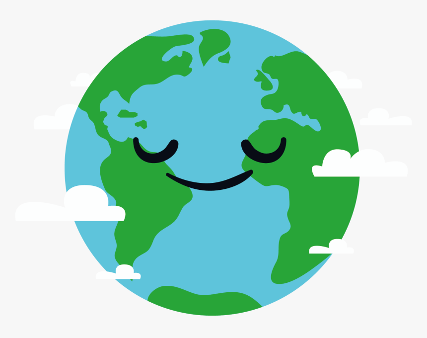 Earth T Shirt Vector Blue Earth Smiling Face 1500 - Smiling Earth Cartoon Png, Transparent Png, Free Download