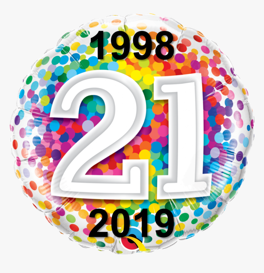 21st Birthday 1998 2019, HD Png Download, Free Download