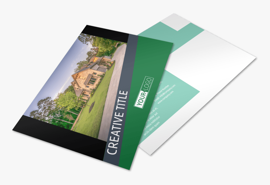 Big Landscape Postcard Template Preview - Brochure, HD Png Download, Free Download