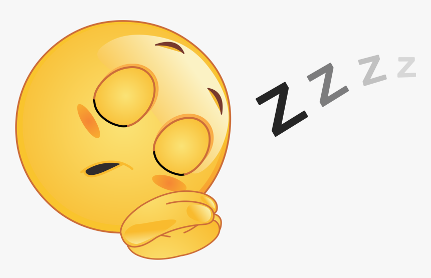 Sleeping Emoji 18 Decal - Zzz Sleeping Emoji Png, Transparent Png, Free Download