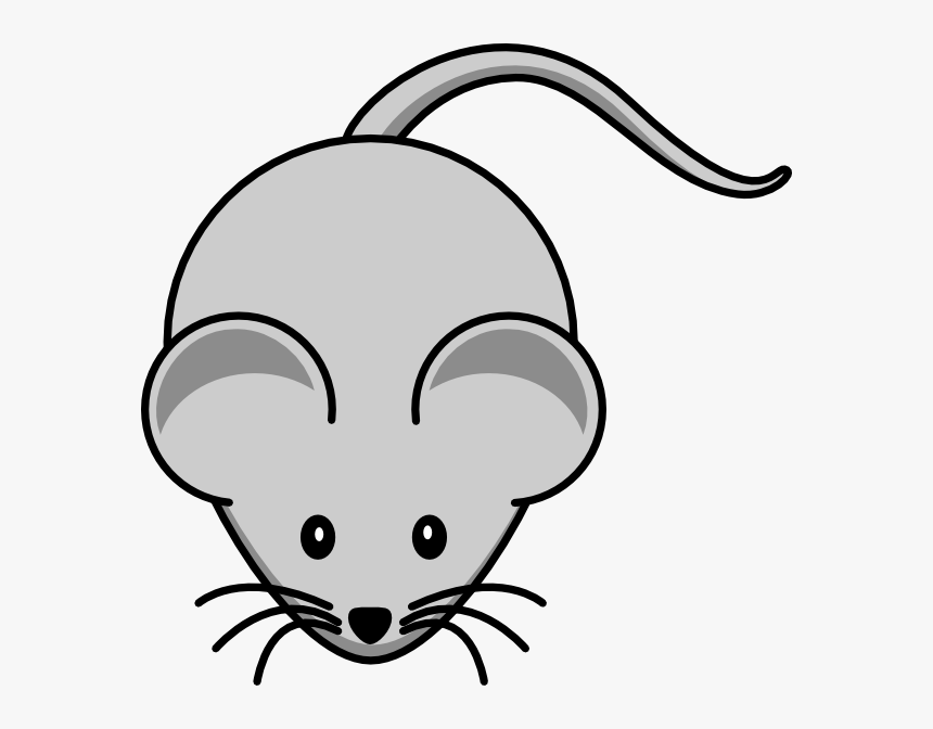 Clipart Of Neutral, 2 Ear And 2 Mouse - Simple Easy Mouse Cartoon, HD Png Download, Free Download