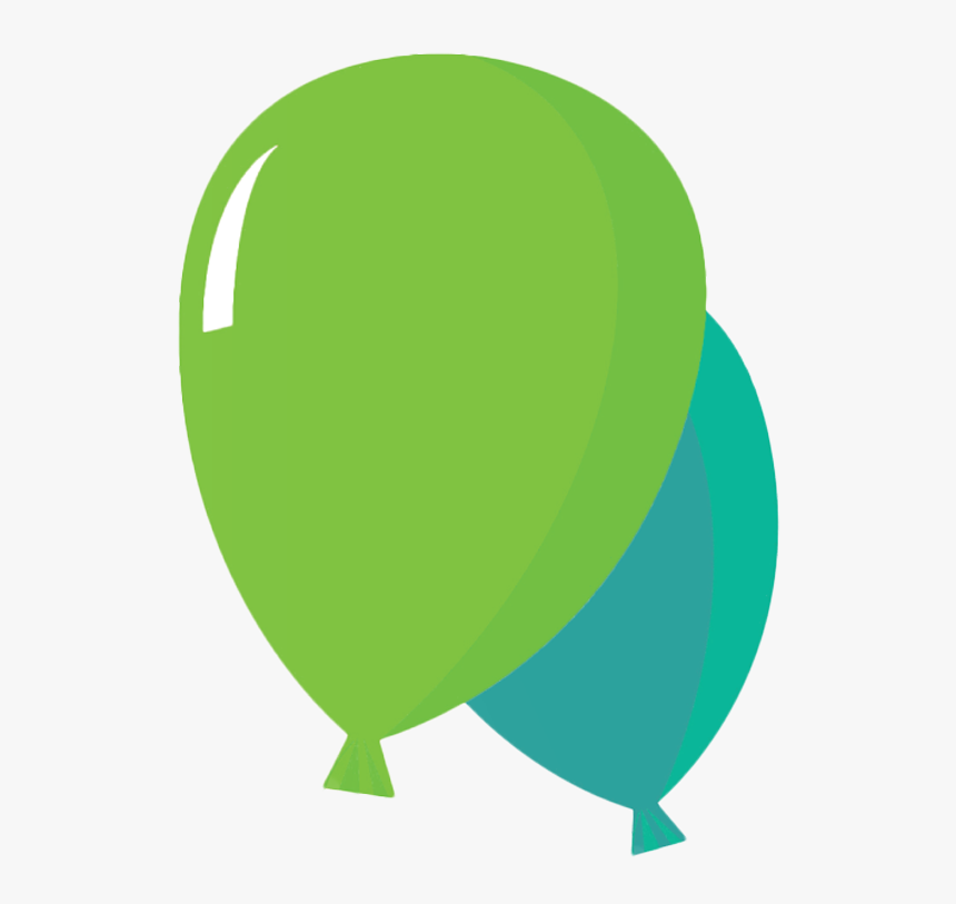 Balloons Green And Blue Png, Transparent Png, Free Download