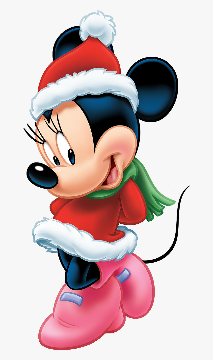 Mickey Company Minnie Pluto Walt The Mouse Clipart - Christmas Minnie Mouse Png, Transparent Png, Free Download