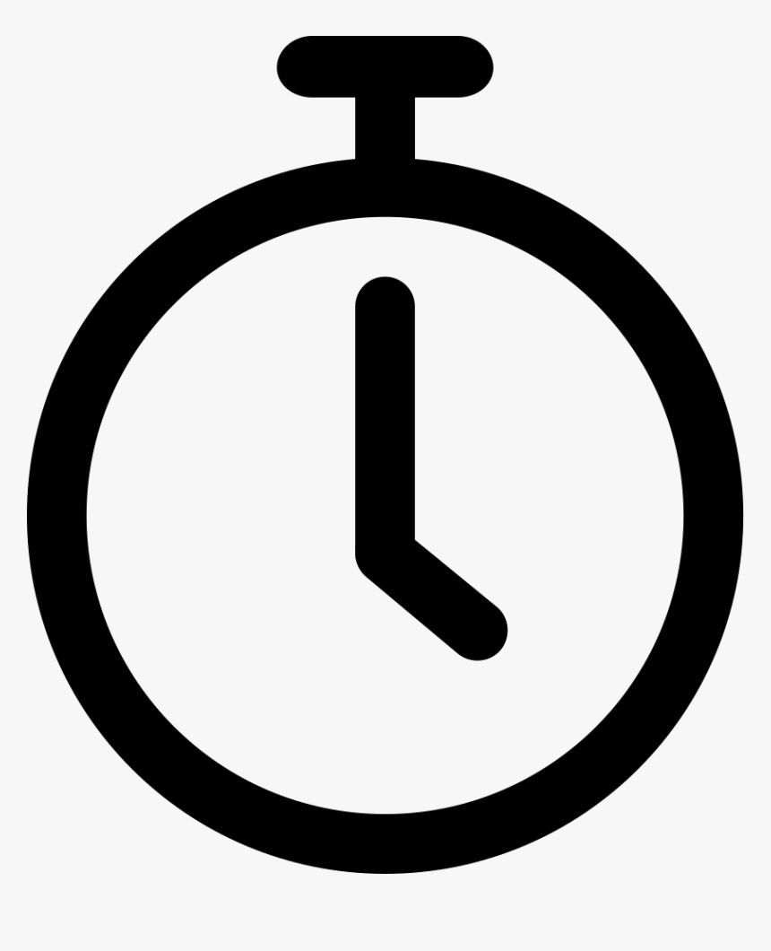 Transparent Clock Symbol Png - Timer Icon Svg, Png Download, Free Download