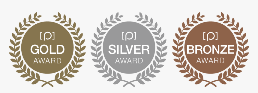 Award Transparent Silver - Gold Silver Bronze Award, HD Png Download, Free Download