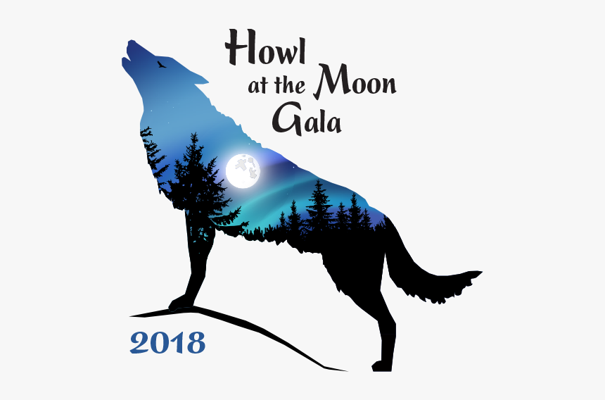 Silhouettes Of Howling Wolf, HD Png Download, Free Download