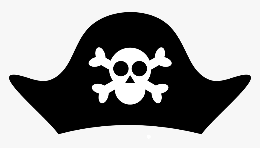 Pirate Hat Cap Death Warning Caution Pirate Hat - Pirate Hat Clip Art, HD Png Download, Free Download