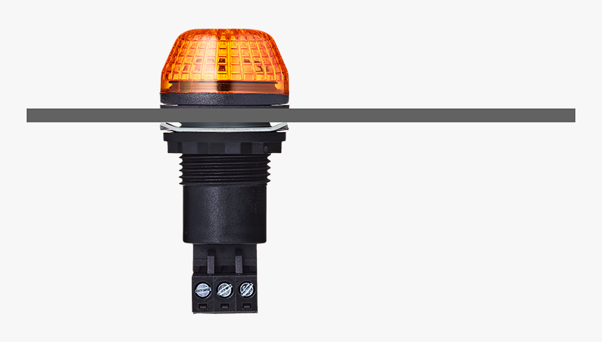 Iss M22 Panel Mount Led Strobe Beacon - Led Flashing Panel Lamp, HD Png Download, Free Download