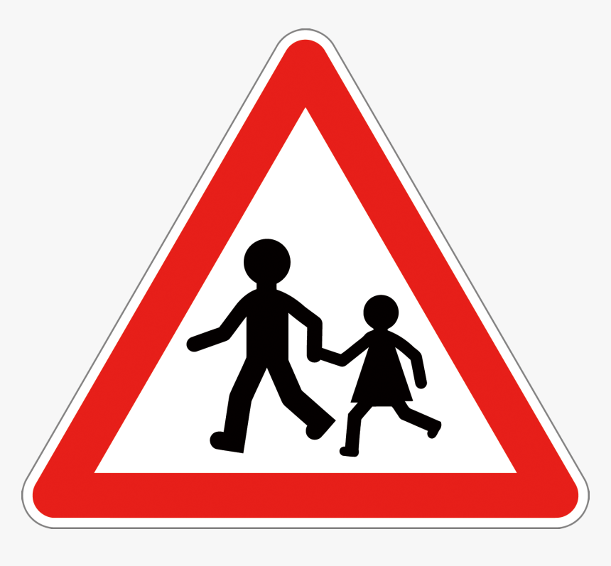 School Ahead Sign, HD Png Download, Free Download