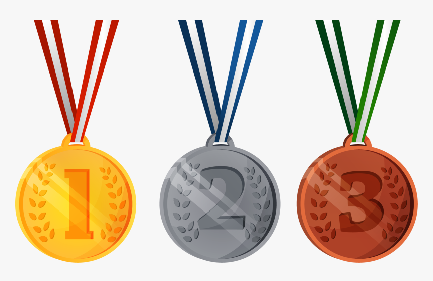 Medals Clipart Many Medal - 1 2 3 Medals, HD Png Download, Free Download