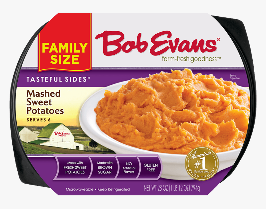 Bob Evans Family Size Sweet Mashed Potatoes - Bob Evans Mashed Potatoes, HD Png Download, Free Download