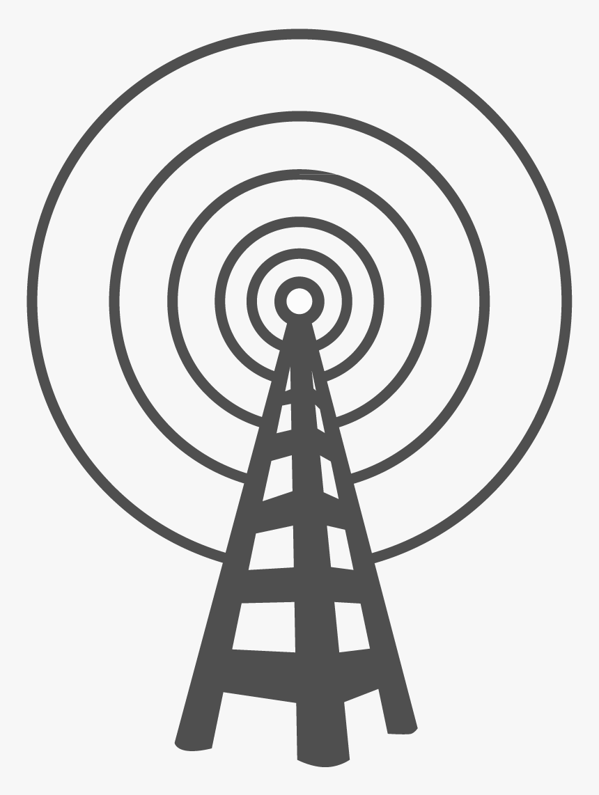 Radio Tower Clip Art - Clip Art Radio Tower, HD Png Download - kindpng