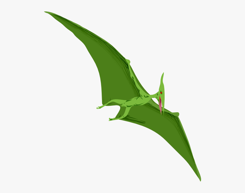 Flying Green Dinosaur Svg Clip Arts - Dinosaur Flying Clip Art, HD Png Download, Free Download