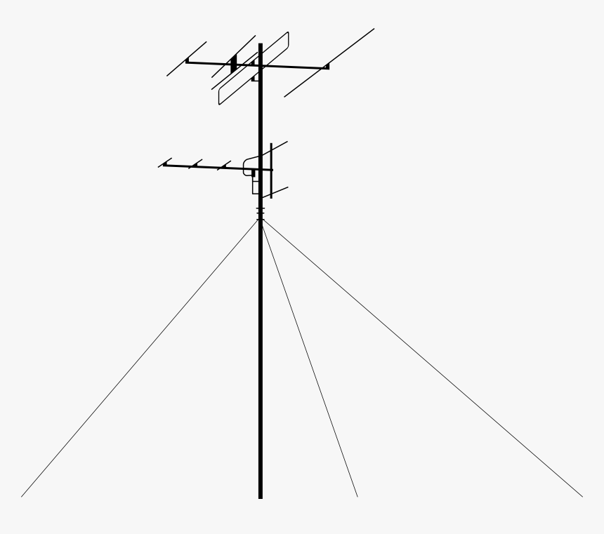 Tv Antenna Clip Arts - Line Art, HD Png Download, Free Download