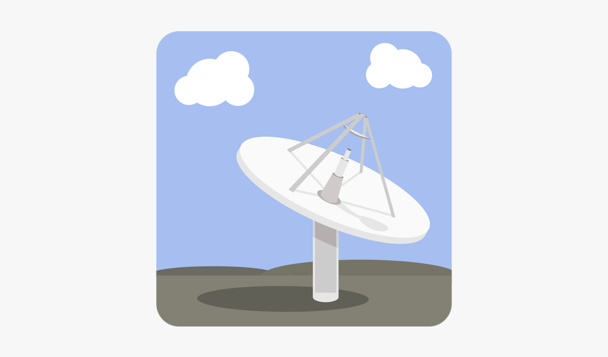 Satellite Dish Vector Clip Art - Satellite Dish Clipart, HD Png Download, Free Download