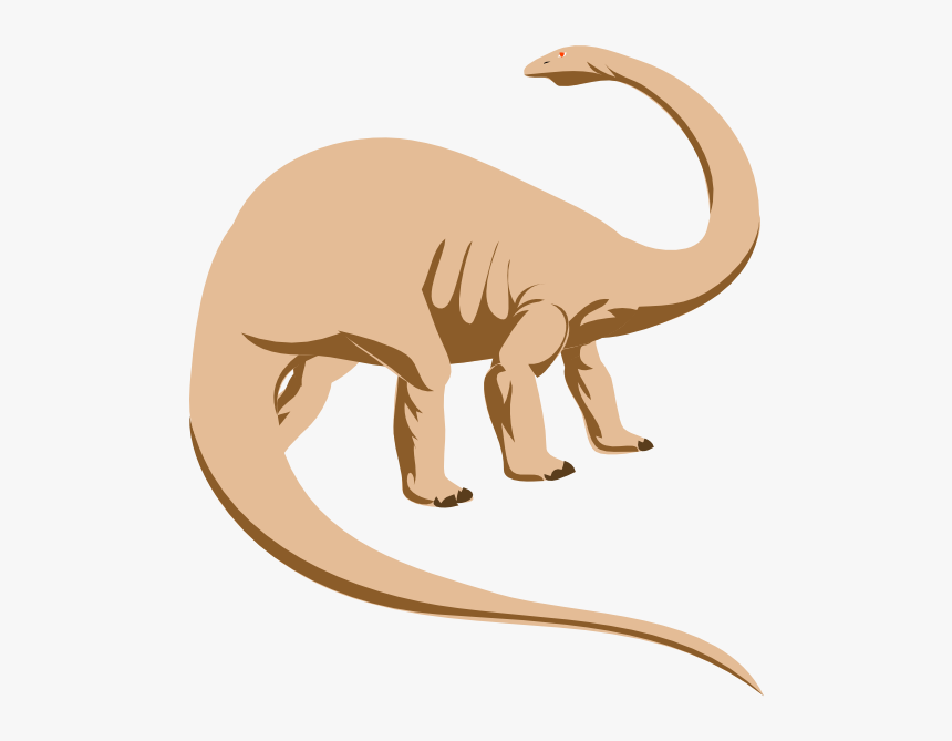 Peach Colored Dinosaur Svg Clip Arts - Herbivore Dinosaurs Png, Transparent Png, Free Download