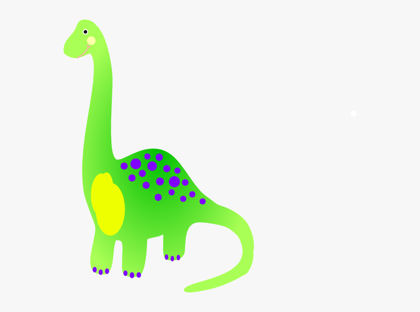 Green Dino With Dots Svg Clip Arts - Cartoon, HD Png Download, Free Download