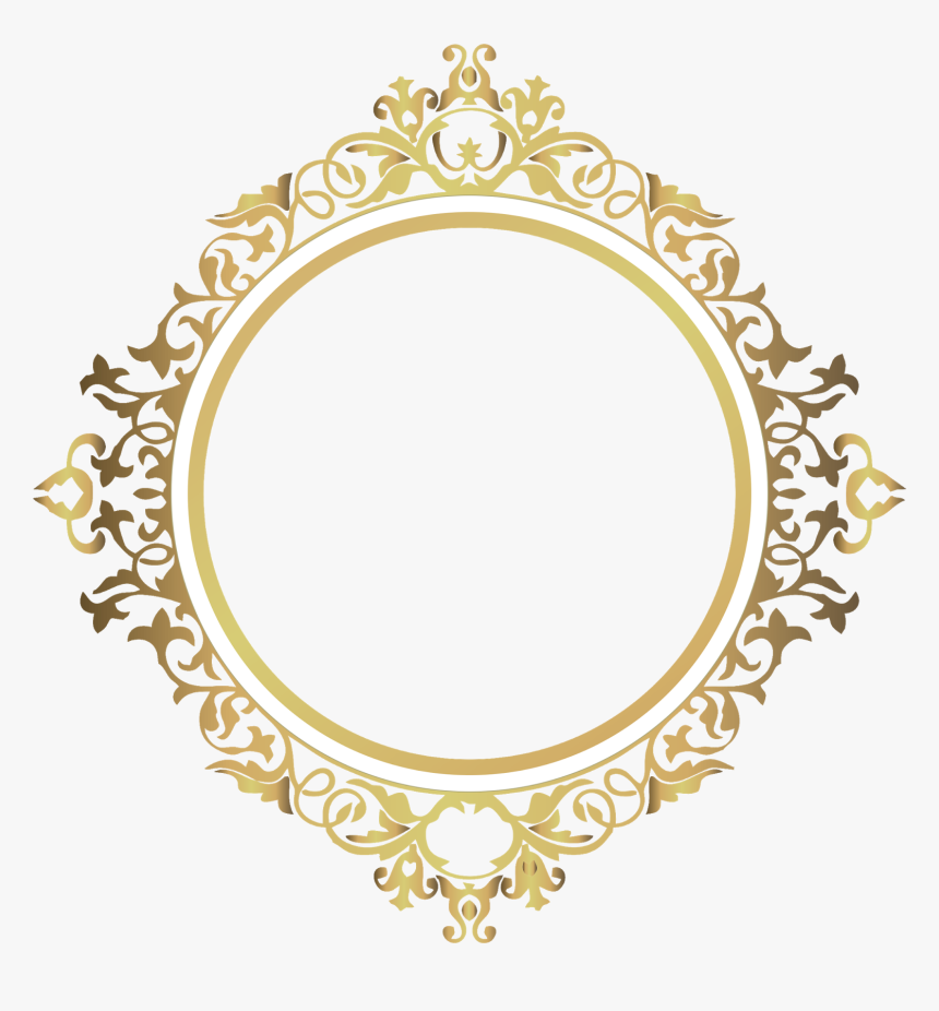 Frame Dourada Em Png, Transparent Png, Free Download