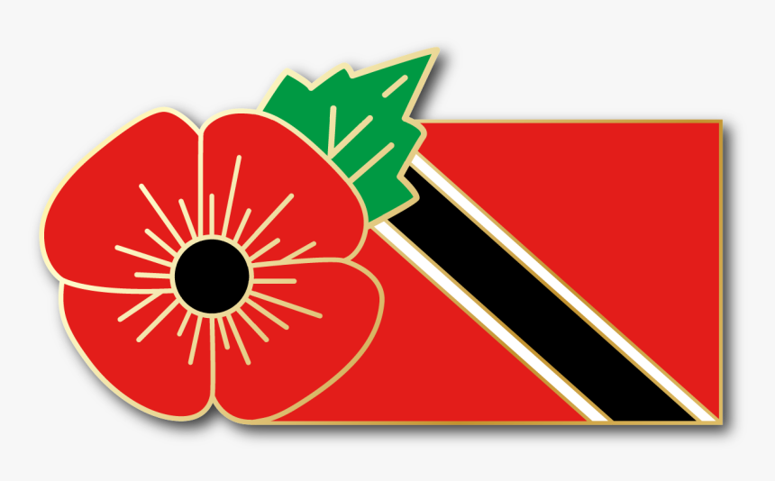 Image Of Trinidad & Tobago Fmn Poppy/flag Combo Medal - Trinidad And Tobago Cliparts, HD Png Download, Free Download
