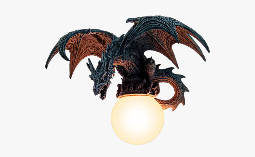 #lampara #bombilla #dragon #edeljuárez #adornoexterior - Dragon Lamp Png, Transparent Png, Free Download