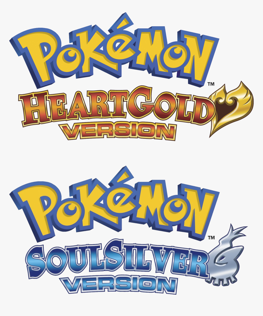 Pokemon Heart Gold Logo Png - Pokémon Heartgold And Soulsilver, Transparent Png, Free Download