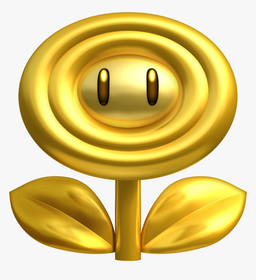 Super Mario Gold Flower, HD Png Download, Free Download