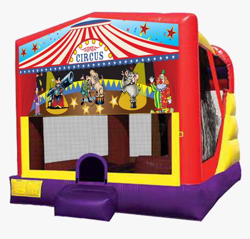 Circus Big Top 4 In 1 Combo Inflatable Rentals In Austin - Lego Bounce House Rental Near Me, HD Png Download, Free Download