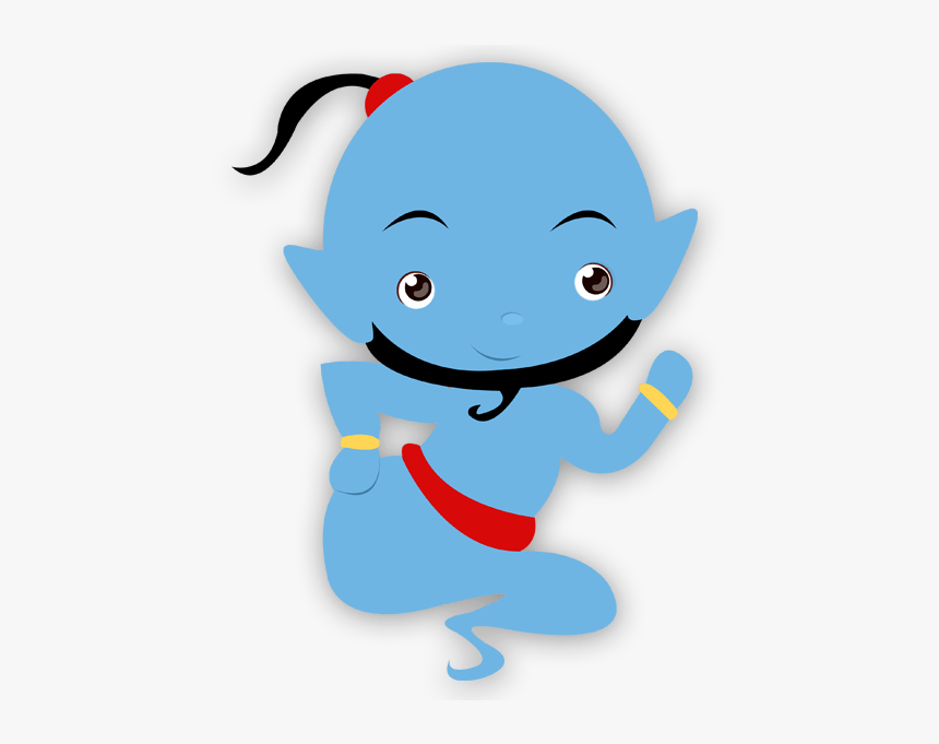 Genio Aladdin Cute Png, Transparent Png, Free Download