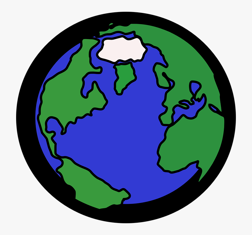 Planeta, Terra, Planeta Azul, Global, Globo - Transparent Cartoon Globe Png, Png Download, Free Download