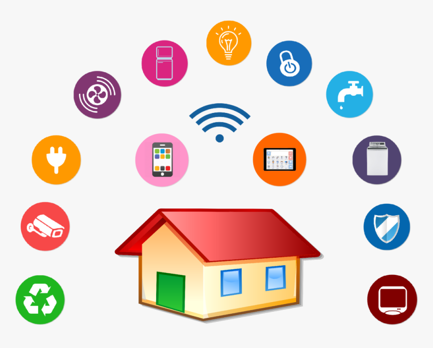 Transparent Home Clip Art - Smart Home Icon Png, Png Download, Free Download