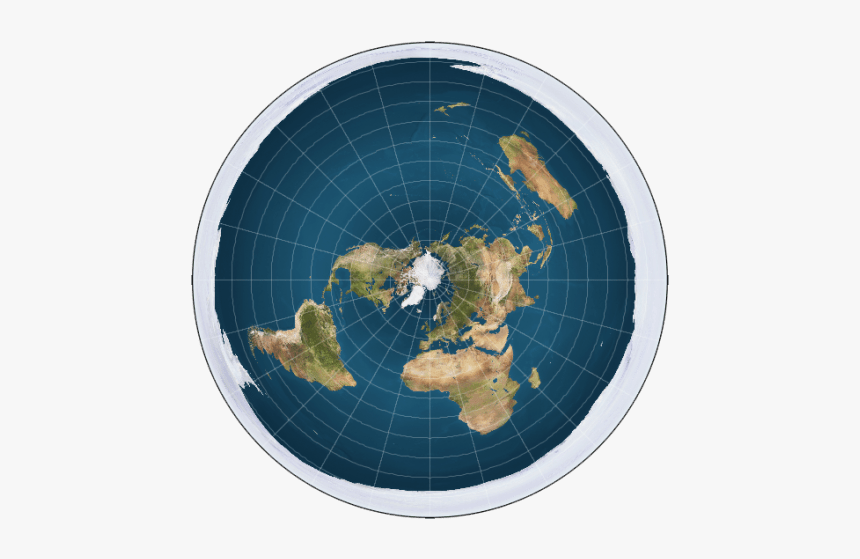 Flat Earth Map, HD Png Download, Free Download