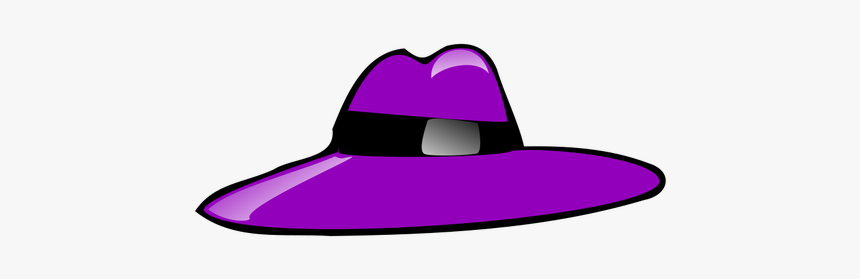 Pimp Hat Vector Illustration - Purple Hat, HD Png Download, Free Download