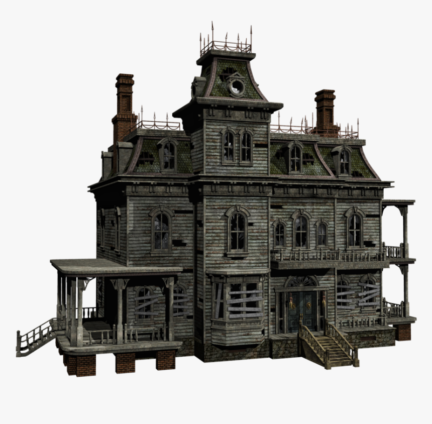 Haunted House Winchester Mystery House Ghost Hunting - Haunted House White Background, HD Png Download, Free Download