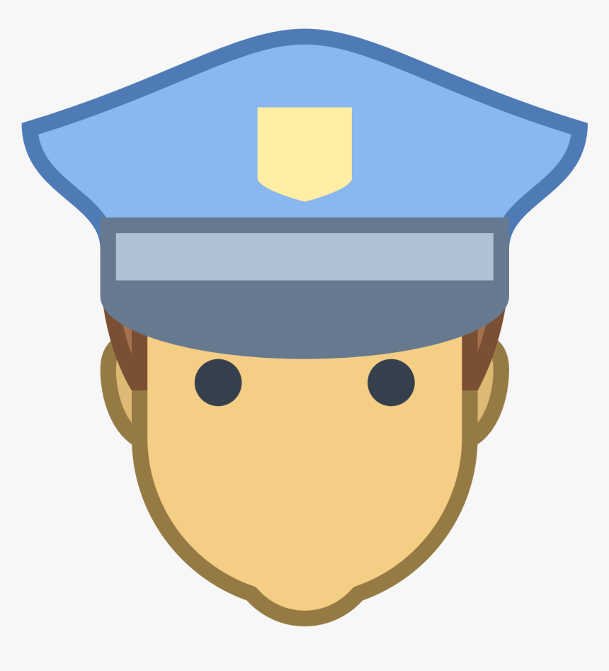 Officer Computer Icons Policeman - Police Head Png, Transparent Png, Free Download