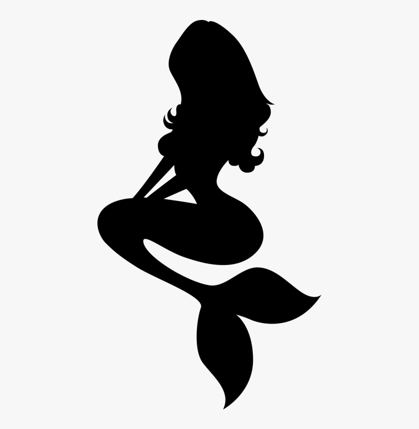 Mermaid Silhouette Peeter Paan Peter Pan - Mermaid Silhouette Png, Transparent Png, Free Download